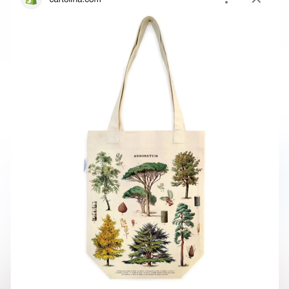 Cartolina Arboretum Canvas Tote Bag